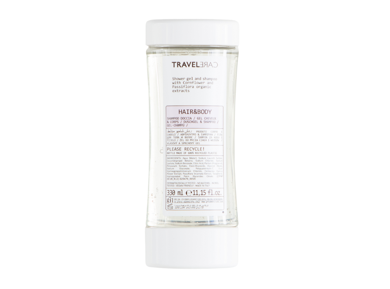 Travelcare Duschgel & Shampoo - Flakon 330 ml