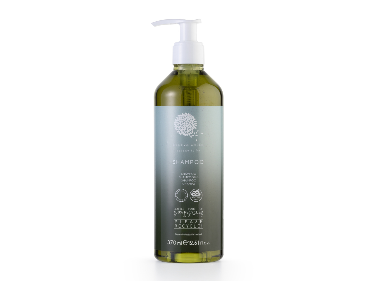 Geneva Green Shampoo - Spenderflasche 370 ml aus recyceltem PET