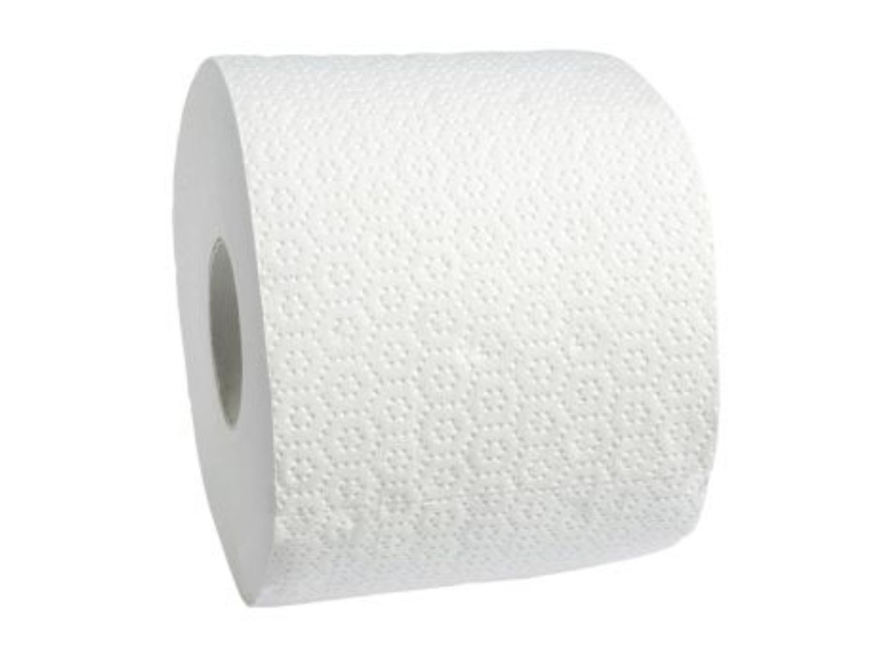 Recyceltes Toilettenpapier mit EU-Label, Hochweiss, 200 Blatt, 3 lagig