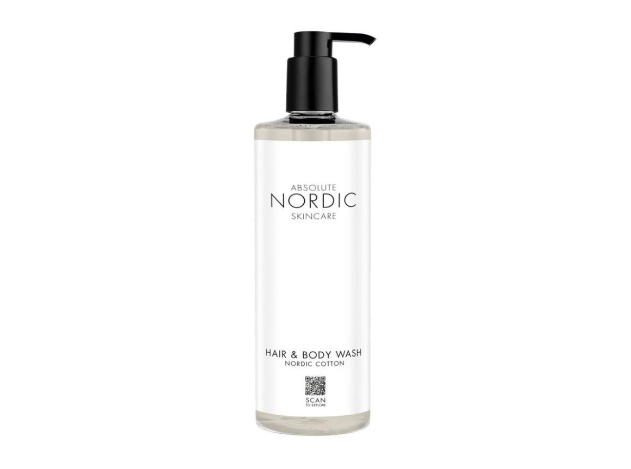 Absolute Nordic Skincare - Haar- und Körpershampoo, Pumpspender zum Nachfüllen, 500 ml