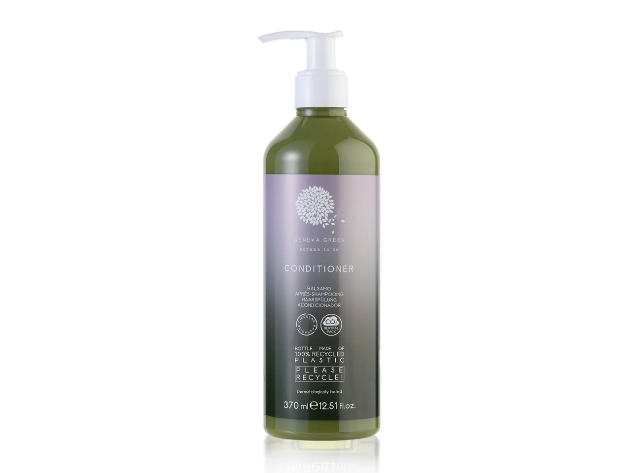 Geneva Green Haarspülung (nachfüllbar) - Spenderflasche 370 ml aus recyceltem PET