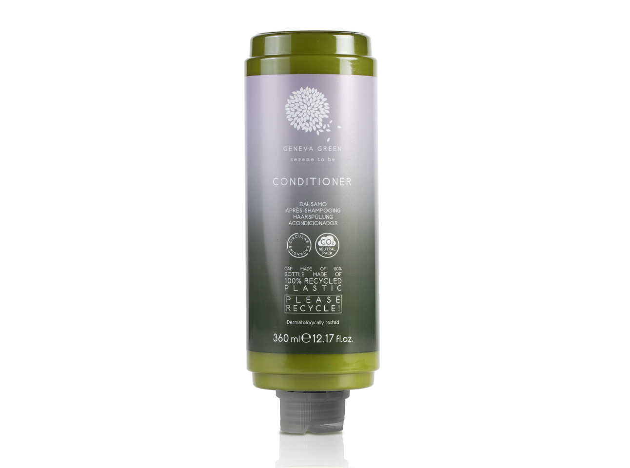 Geneva Green Haarspülung - Flakon 360 ml aus recyceltem PET