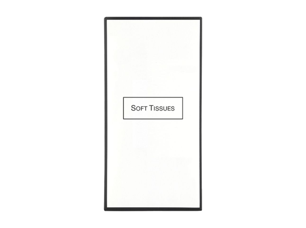 White & Black Accessoires - 3 Papiertaschentücher