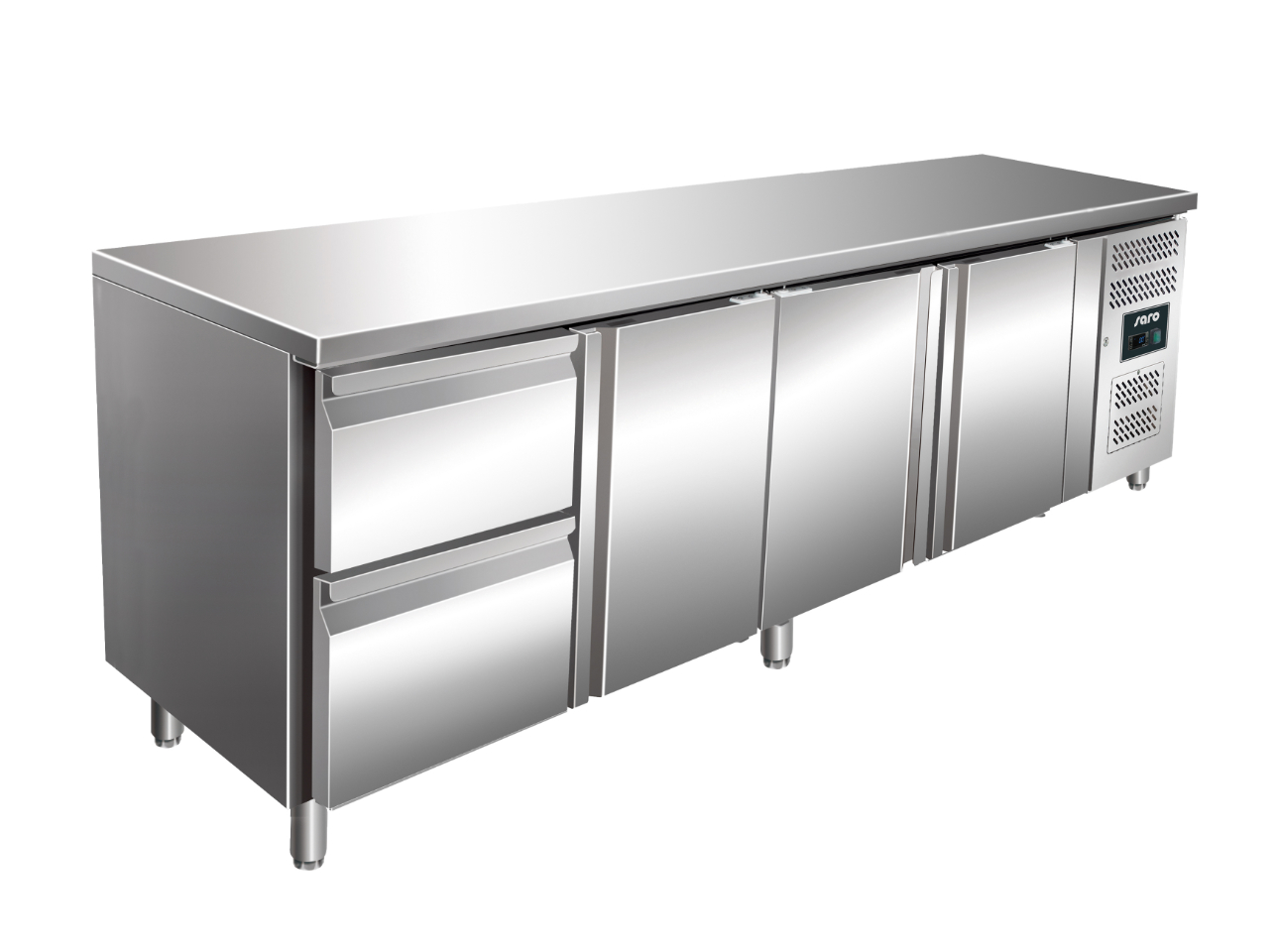 SARO Kühltisch inkl. 2er Schubladenset Modell KYLJA 4110 TN