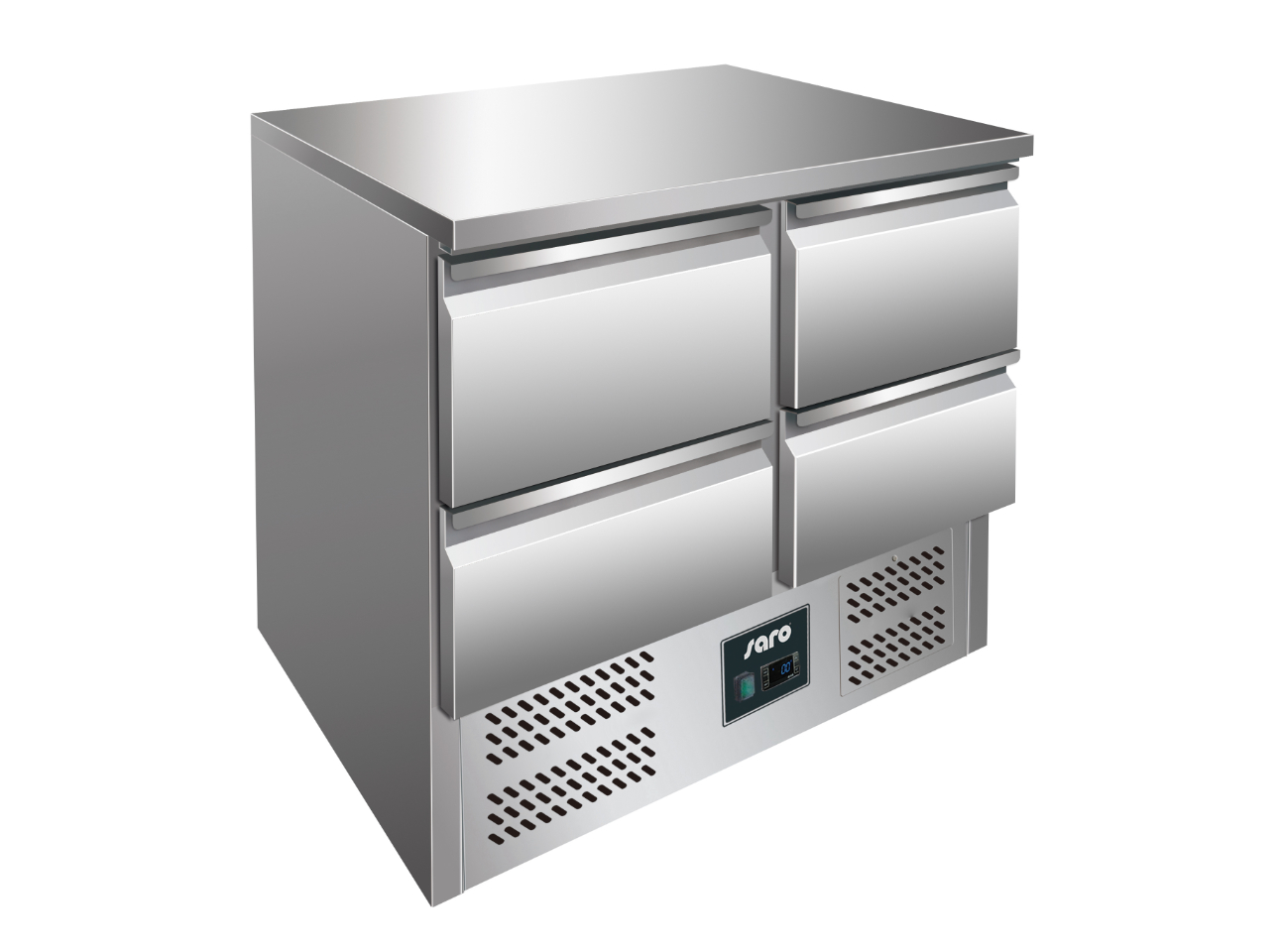 SARO Kühltisch mit Schubladen Modell VIVIA S 901 S/S TOP - 4 x 1/2 GN