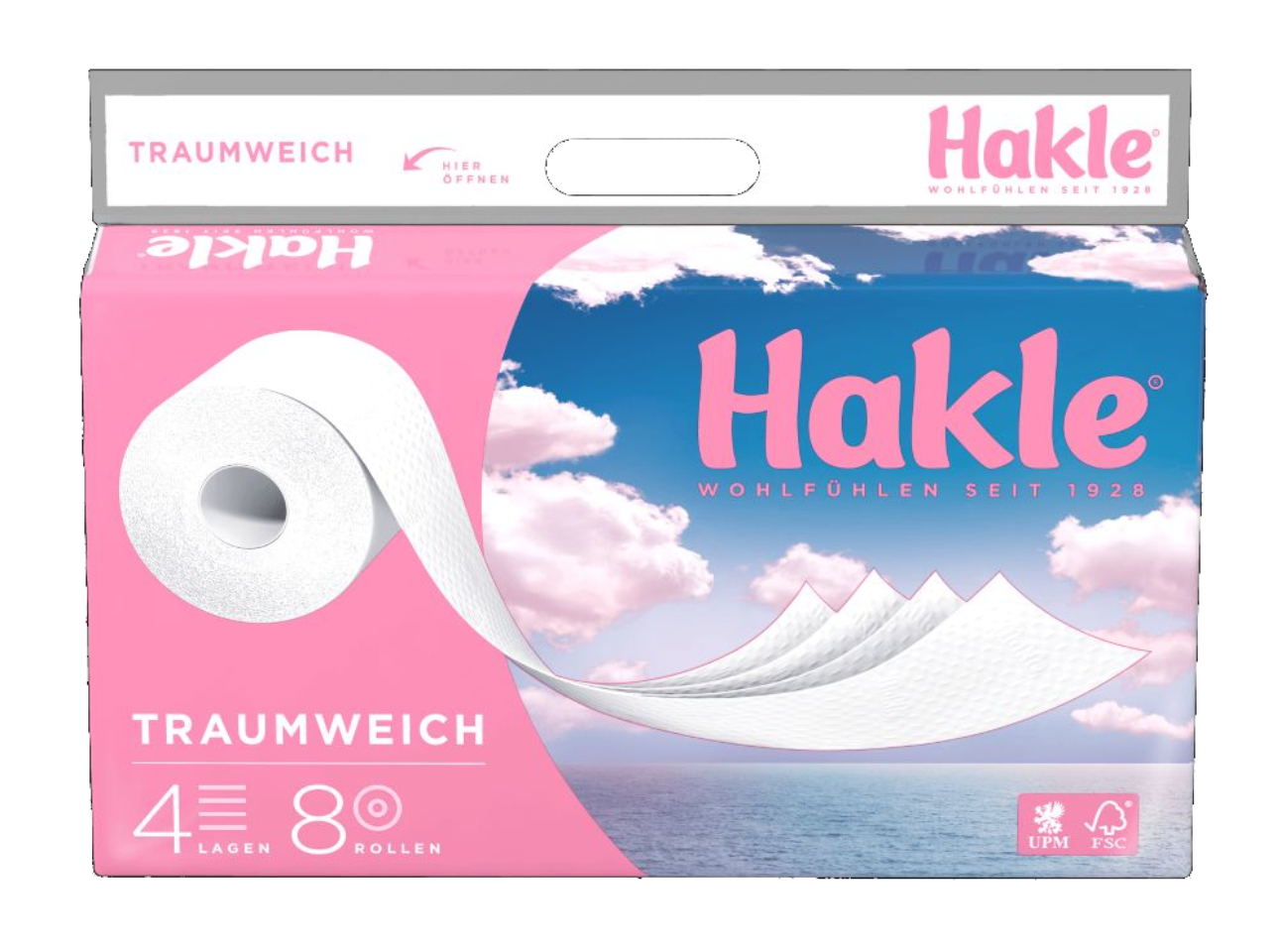 HAKLE Traumweich Toilettenpapier 4-lagig
