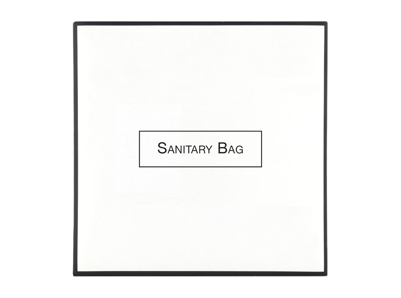 White & Black boxed Sanitary Bags x 2