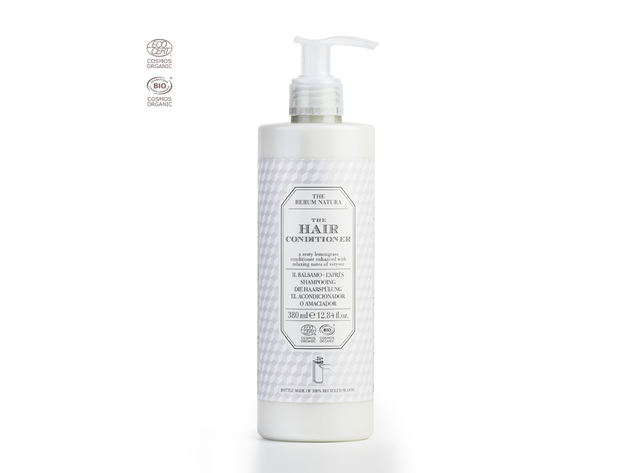 The Rerum Natura Haarspülung - Spenderflasche 380 ml aus recyceltem PET